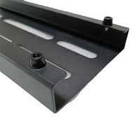 Accessoires de guitare Custom Core Created C-0015, pédale multi-effets en alliage d'aluminium noir, solide et élégante pour guitare