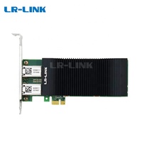 Carte réseau Ethernet double port LRES2033PT-POE Gige Vision Frame Grabber pour serveur, produit filaire interne en stock