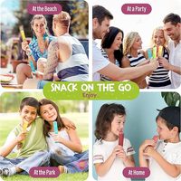 Sacs épais transparents pour bâtonnets glacés, emballages alimentaires en plastique pour sucettes glacées, contenants thermoscellables pour bonbons