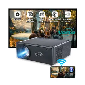 Sun716 projecteurs haut de gamme projecteur LCD Home Cinéma Mini projecteur d'équipement de film 3D prend en charge les projecteurs 2k 4k 650 Ansi 3.7 pouces