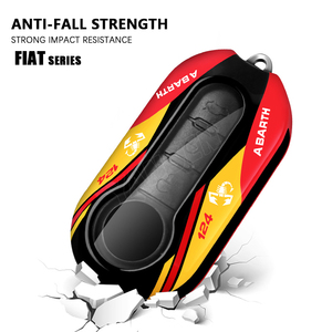 Custodia custodia custodia con chiave auto a 3 pulsanti per chiave <span class=keywords><strong>Fiat</strong></span> 500 <span class=keywords><strong>Panda</strong></span> Punto Bravo <span class=keywords><strong>accessori</strong></span> chiave - Product Image 4