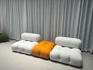 <span class=keywords><strong>Soggiorno</strong></span> divani componibili Boucle <span class=keywords><strong>Design</strong></span> <span class=keywords><strong>moderno</strong></span> di lusso mobili per la casa 3 posti a forma di L divano modulare Mario Bellini divano - Product Image 4