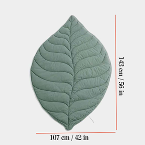 <span class=keywords><strong>Tapis</strong></span> d'éveil pour bébé en forme de feuille <span class=keywords><strong>avec</strong></span> <span class=keywords><strong>arche</strong></span> de jeu, <span class=keywords><strong>arche</strong></span> d'activités pour le temps sur le ventre, hochets suspendus, miroir, livre en tissu, <span class=keywords><strong>tapis</strong></span> de sol matelassé 140x100cm pour nouveau-né - Product Image 6