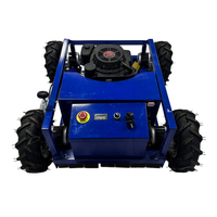 Tondeuse à gazon robotisée à transmission intégrale, mini tracteur industriel 24V personnalisable, télécommande, essence, portée de 680 m, 1500 W
