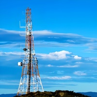 Tour de communication en acier Q355B à 4 poteaux, assemblage rapide, résistante à la rouille, pour la couverture de signal télécom en zone rurale isolée