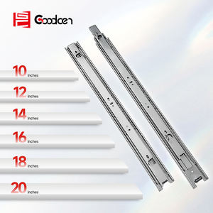 Goodcen Kính thiên văn trượt hướng dẫn đường sắt ngăn kéo phần cứng kênh kim loại ngăn kéo theo dõi trượt cho đồ nội thất - Product Image 4