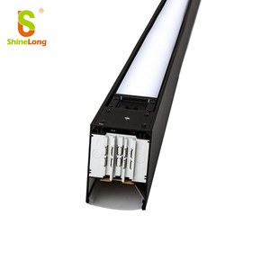 Luminaire linéaire à connexion sans soudure, boîtier en aluminium noir, éclairage haut et bas, 2 pieds, 4 pieds, 8 pieds, 40W, 80W - Product Image 3
