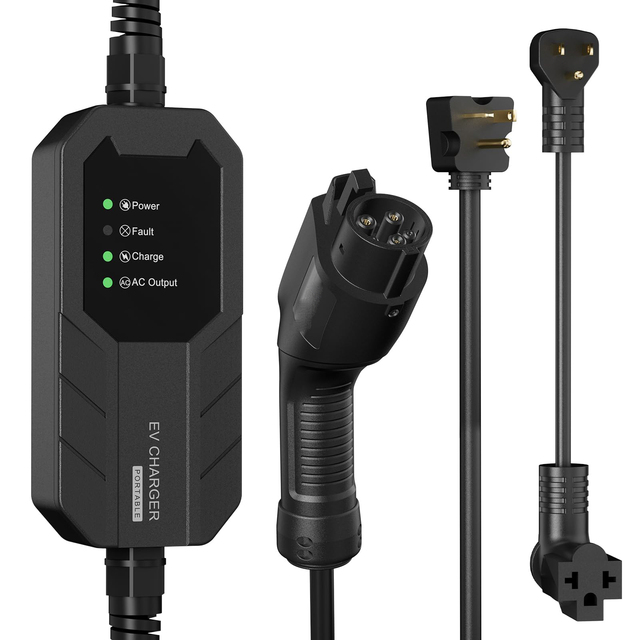 2026 Model Portable 7kW DC Level 3 EV Charger Single Phase Type 2 Home Electric Car Fast Charger New 32A