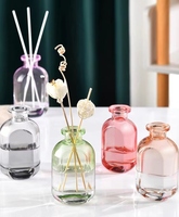 Diffuseur d'ambiance, nouveau design pour flacon diffuseur à bâtonnets avec bouchon, 50ml 100ml 150ml 200ml, emballage de bouteilles en verre pour arômes