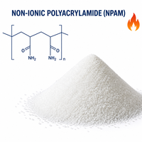 Polyacrylamide non ionique (NPAM) en poudre, charge neutre, floculant hydrosoluble
