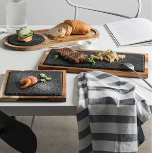 <span class=keywords><strong>Plateau</strong></span> de service en bois d'acacia - <span class=keywords><strong>Plateau</strong></span> rectangulaire <span class=keywords><strong>pour</strong></span> steak, <span class=keywords><strong>plateau</strong></span> à sushi, <span class=keywords><strong>plateau</strong></span> à fromage, <span class=keywords><strong>plateau</strong></span> à charcuterie <span class=keywords><strong>pour</strong></span> restaurant, hôtel, vaisselle de <span class=keywords><strong>table</strong></span> - Product Image 3
