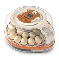 Nouvelle machine d'incubation d'œufs entièrement automatique 220V/110V/12V, mini-incubateur pour 26 œufs de poulet, caille, canard, oie, pigeon, usage domestique, taux d'éclosion de 98%