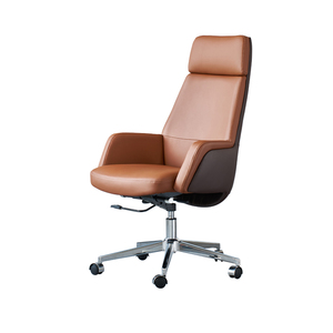 Silla de Oficina Ergonómica Reclinable, Silla Ejecutiva Giratoria de Cuero PU de Lujo con Respaldo Alto para Jefes y Uso Doméstico - Product Image 2