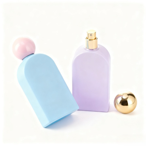 Sang trọng và tráng lệ cổ điển rỗng 3oz 100ml thủy tinh trong suốt chai nước hoa với bóng hình nắp chai nước hoa - Product Image 1