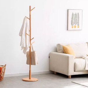 <span class=keywords><strong>Perchero</strong></span> de madera con 8 ganchos, colgador de abrigos de árbol para dormitorio, sala de estar, oficina, adecuado para colgar abrigos, sombreros, bolsas - Product Image 4