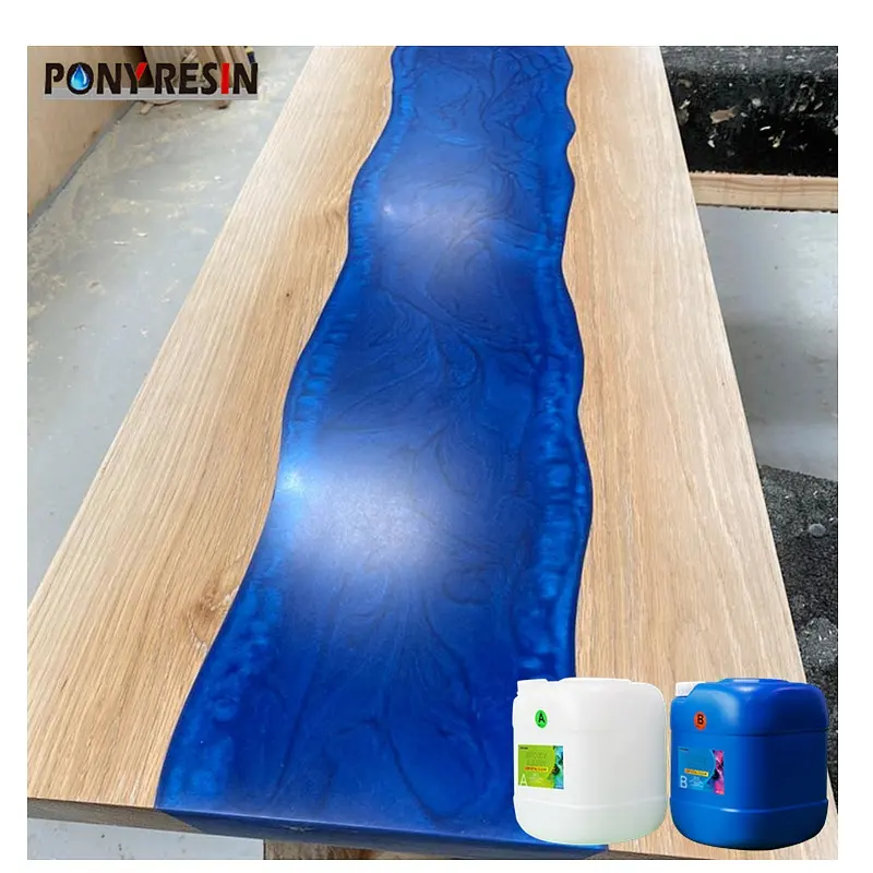 New Manufacturer Low Viscosity High Crystal Clear Epoxy Resin Table Deep Pour