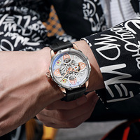 Jam Tangan Pria Otomatis Penuh, Tahan Air, Bercahaya, dan Terlaris