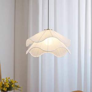 <span class=keywords><strong>Lustre</strong></span> suspendu en tissu de style japonais Wabi Sabi vintage français, luminaire suspendu unique pour salon et chambre à coucher - Product Image 2