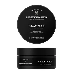 Fashion Matte Finish Hair Styling Clay Daily Use Mens Hair Clay High Strong Hold Low Shine Hair Styling Wax