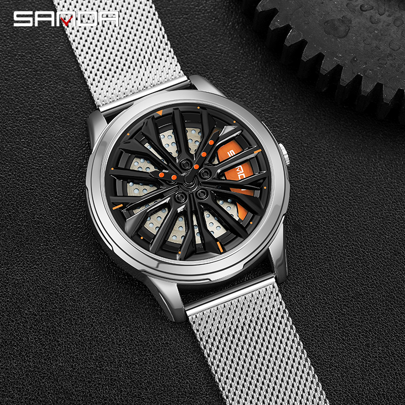 SANDA P1063 Men's Quartz Watch - Stylish & Water Resistant