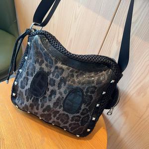 Nouveau sac pour femme, motif léopard rétro, sac à bandoulière pour femme, sac à main, sac fourre-tout grande capacité pour femme - Product Image 4