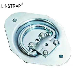 Point d'ancrage de fixation en acier inoxydable Liniu, <span class=keywords><strong>anneau</strong></span> en D, fixation encastrée au sol, montage en surface, contrôle de la cargaison - Product Image 6