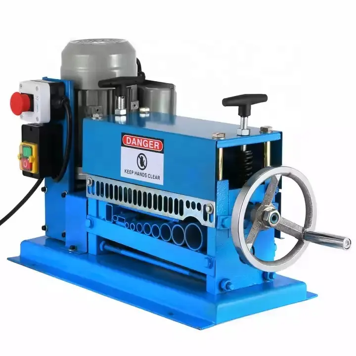 Best Selling Stripping Cable Machine Electric Wire Upward Copper Strip Continuous Cutting Machine