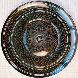 Service de vaisselle rond en porcelaine noire de luxe européen, style royal, en porcelaine fine noire et blanche pour mariage et réceptions - Product Image 4