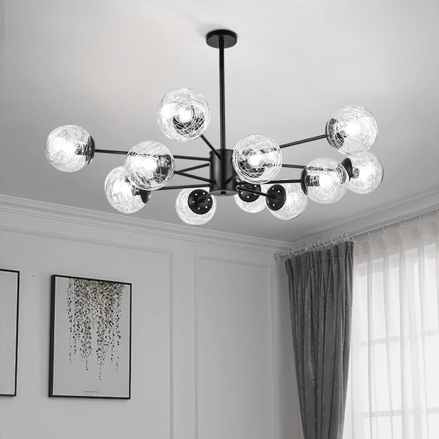 Modern Pendant Lights Glass Lampshade Loft Pendant Lamp for Dinning Room Home Decoration Glass Led Chandelier&pendant Light