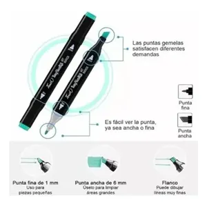 24pcs for Touch Double Tip Art <b>Markers</b> Water-Based Permanent Ink Colored Plastic <b>Pens</b> for Paper Writing Custom Logo <b>Paint</b> <b>Marker</b> - Product Image 1