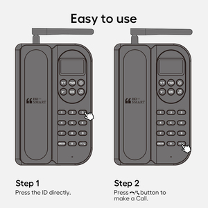 Talkie Walkie Upgraded Wireless Telephone <strong>Intercom</strong> 2-Way Full-Duplex <strong>with</strong> External Antenna For Family Hotel Company Hospital - Product Image 6