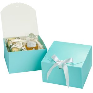 Großhandel Faltbare Luxus-Geschenkboxen mit Band für Hochzeitsgeschenke Brautjungfern-Antragsbox für Präsente Kraftpapier-Geschenkboxen - Product Image 4