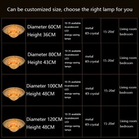 Grand lustre LED de luxe en or personnalisé plafonnier K9 cristal de style moderne classé IP54 pour hôtel villa hall