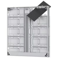 Écran publicitaire LED fixe extérieur XOB 1000*1000 IP66 7680HZ pour décorations de mariage, signalétique hospitalière