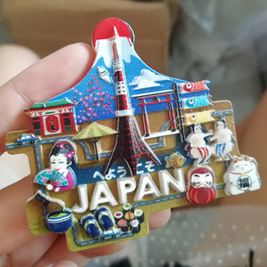 Aimant de réfrigérateur personnalisé Logo 3D thaïlande <span class=keywords><strong>corée</strong></span> <span class=keywords><strong>japon</strong></span> HongKong voyage Souvenir Collection cadeau Tour du monde aimants de réfrigérateur - Product Image 5