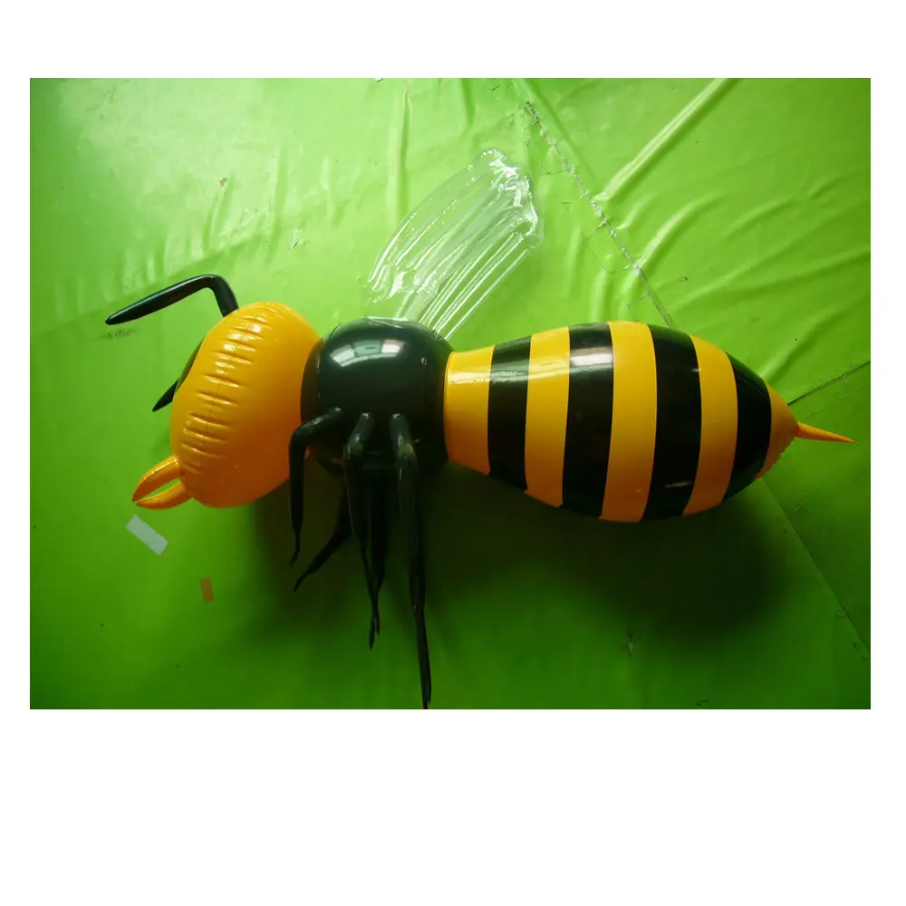 Parc à thème publicité inflatables modèle d'abeille géante décoration extérieure