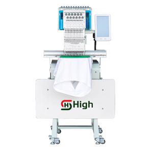 Échantillon commercial à tête unique Machine à broder à 12 aiguilles entièrement automatique <span class=keywords><strong>avec</strong></span> moteur pour usage domestique État neuf utilisé - Product Image 3