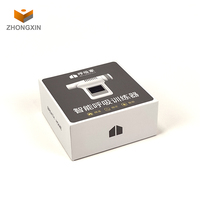 Boîtes d'emballage vides en carton de 2mm de spécifications de conception personnalisée en gros avec insert en éponge pour entraîneur respiratoire intelligent