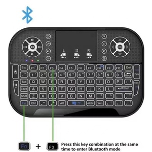 Hostrong phổ Mini BT Bàn Phím 2.4G Chuột không khí touchpad điều khiển từ xa cho Andro Smart <span class=keywords><strong>TV</strong></span> STB PC A8 - Product Image 4