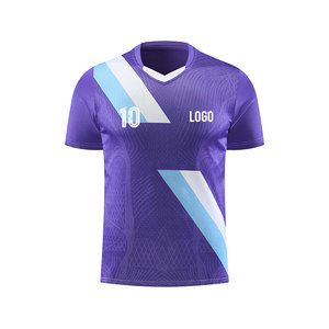 Maillot de football d'été style français, uniforme d'équipe personnalisé, vêtements de sport anti-humidité, unisexe adulte - Product Image 5