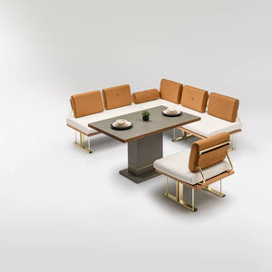 Conjunto de Muebles de Jardín Modernos para Exteriores, Estructura de Aluminio, Tela, Sofá Modular para 6 Personas, Resistente a la Intemperie - Product Image 2
