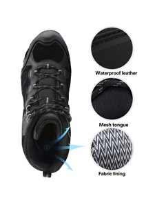 Meilleures ventes d'usine Semelle en caoutchouc OEM Chaussures de randonnée d'extérieur pour hommes - Product Image 5