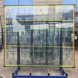 Mur-rideau en verre de sécurité industriel, creux, plat, trempé, <span class=keywords><strong>double</strong></span> <span class=keywords><strong>vitrage</strong></span>, laminé, résistant à la chaleur, écologique, insonorisant - Product Image 1