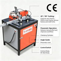 Prix attractif : Machine à couper le bois à 45, 90 et 120 degrés, coupeur d'angles pour cadres, machine à découper les cadres photo