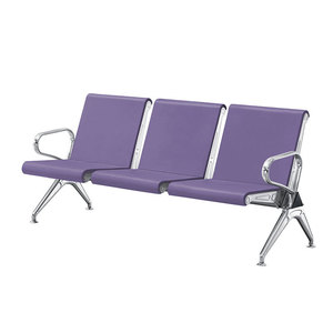 Sillas de Espera Yijiahao S6013 con Reposabrazos de Aleación de Aluminio y Cojines Completos de PU para Uso en Hospitales Públicos - Product Image 1