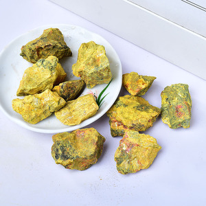 Atacado Natural Realgar Pedra Topázio Aromaterapia Pedra Desengaussing Cristal Pedra Decorativa - Product Image 1