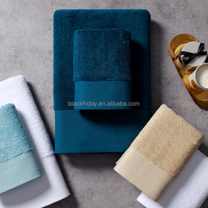 100% katun bintang lima logo kustom Hotel diperbesar dan menebal 700 gram handuk mandi besar mewah - Product Image 4