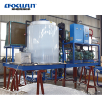 Machine à glace en flocons industrielle et commerciale de 500 kg, 1, 2, 3, 5, 10, 15, 20, 30, 40 tonnes, FOCUSUN, fourniture d'usine