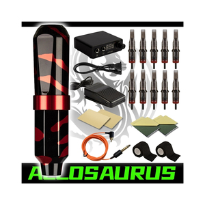 Good Quality Wireless Tattoo Machine Needle Kit Eyebrow PMU Practice Cordless Rotary Pen Training Professional Tattoo Kit - Product Image 6