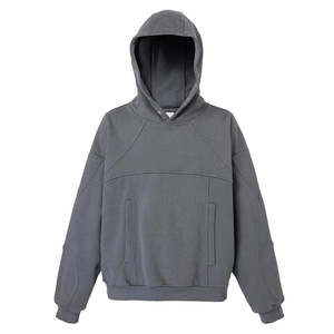 Pull à capuche zippé respirant, écologique, coupe ample, coupe-vent, personnalisé de haute qualité avec impression pour homme – Idéal pour l'hiver - Product Image 1